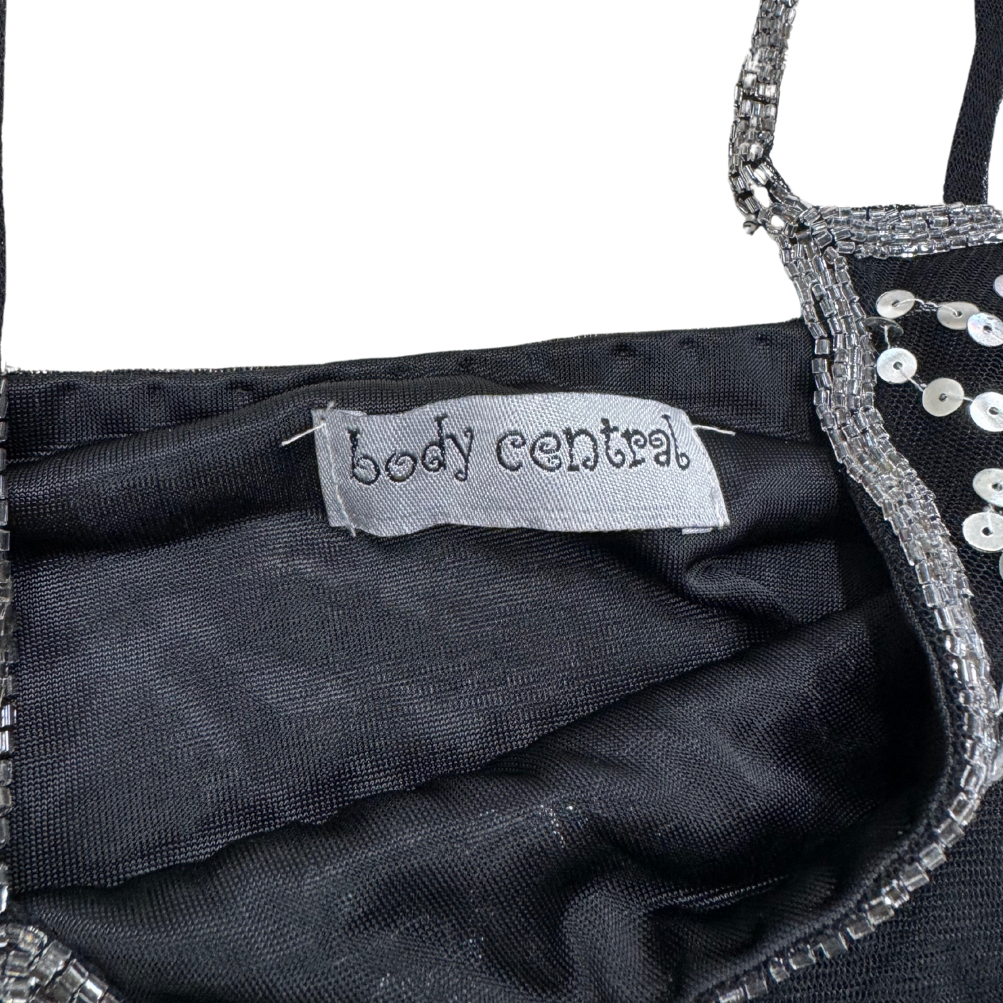 Body Control Black Sequin Cami
