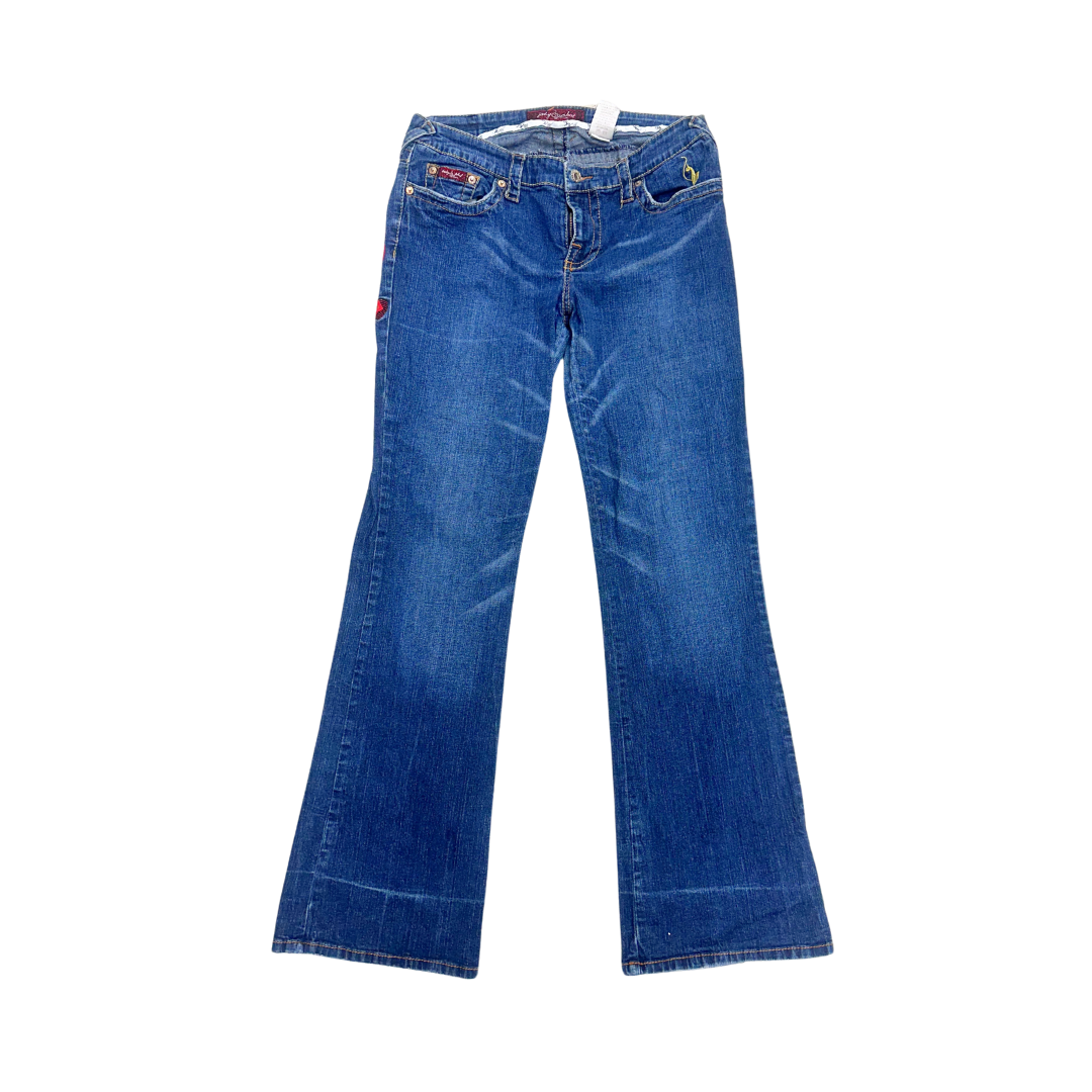 Baby Phat Embroidered Straigh Fit Jeans