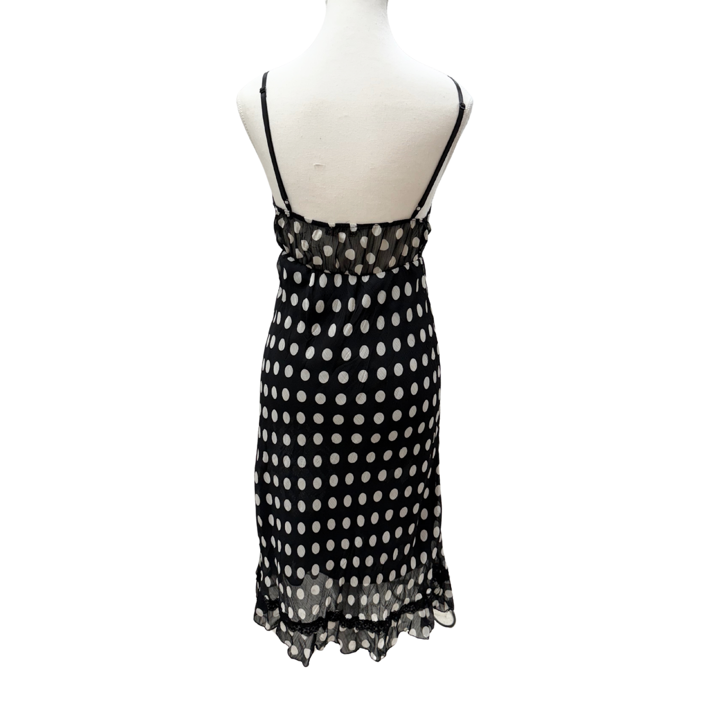 Monella Vagabonda Polka Dot Midi Dress