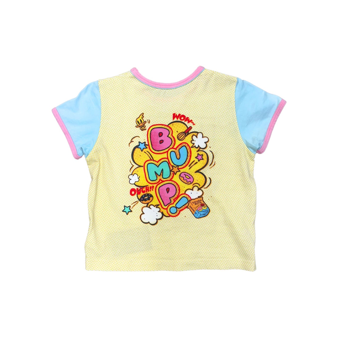 Mini K Yellow Graphic Baby Tee