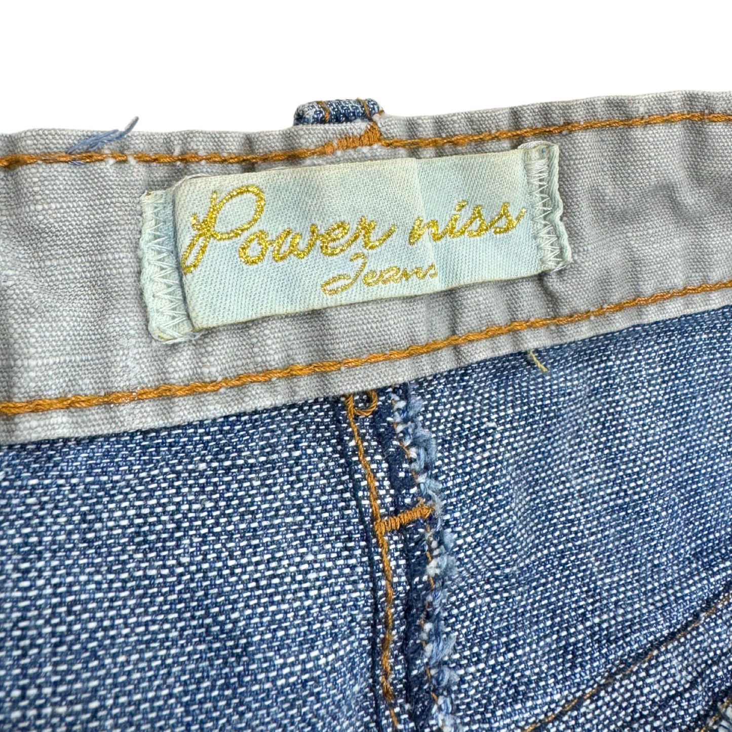 Power Miss Denim Mini Skirt