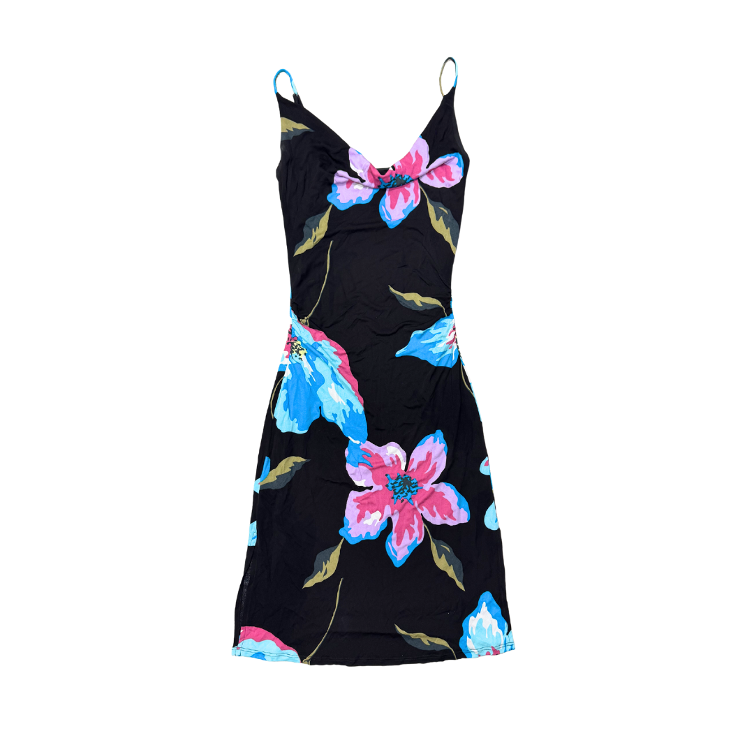 guess floral midi dress Women's Teodolin Floral Sweetheart Midi Dress On Sale Now with Up to 40% Off