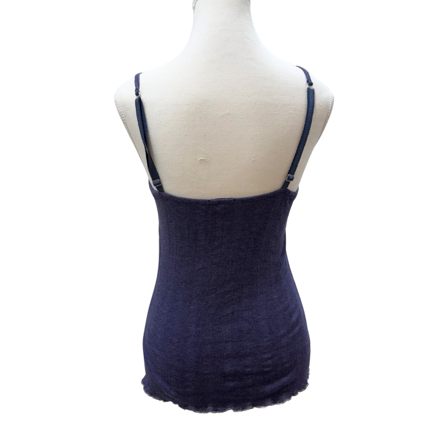 Map Purple Ribbed Cami