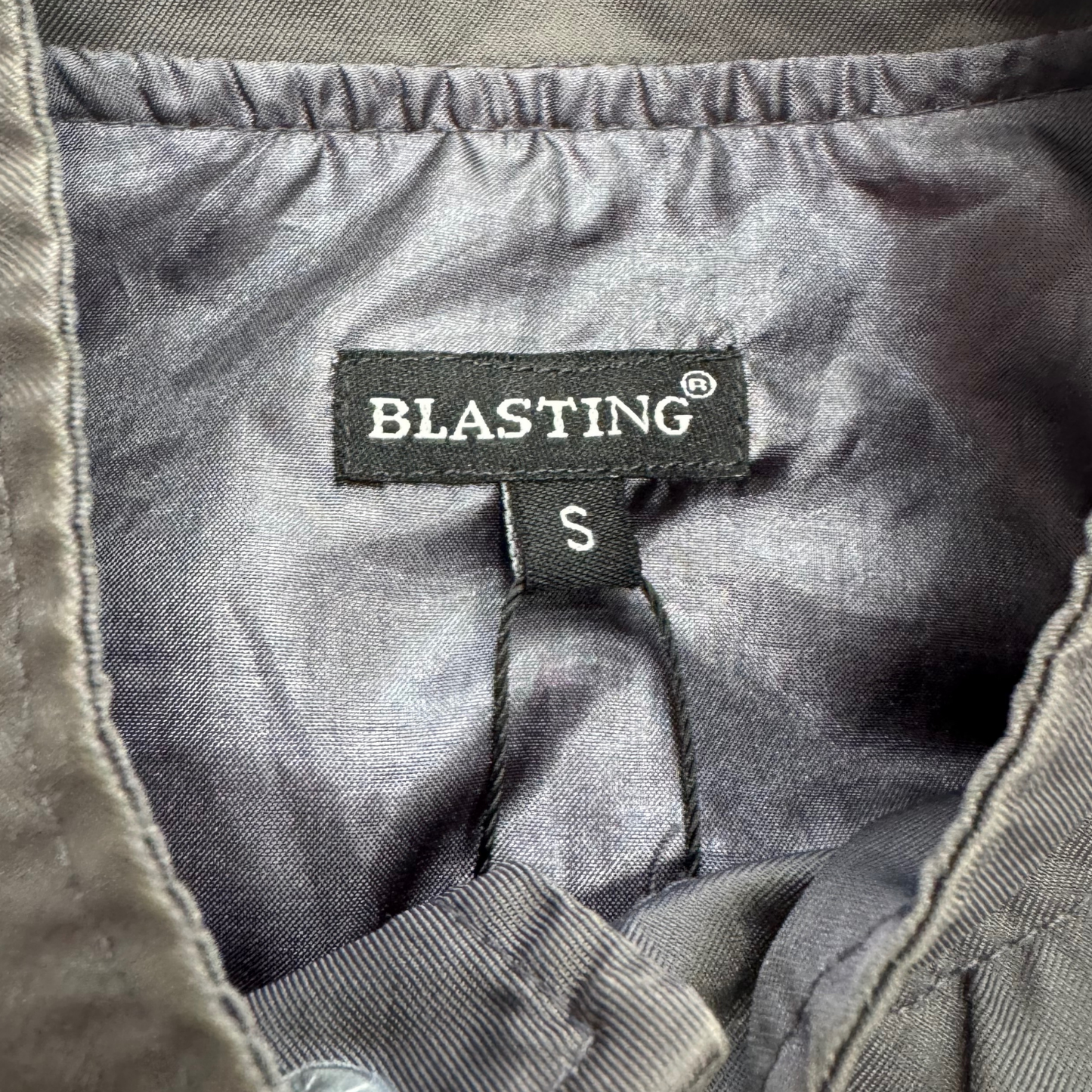 Blasting Gray Racing Zip Up Jacket