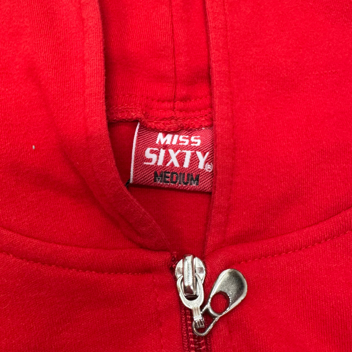 Miss Sixty Red Zip Up Hoodie