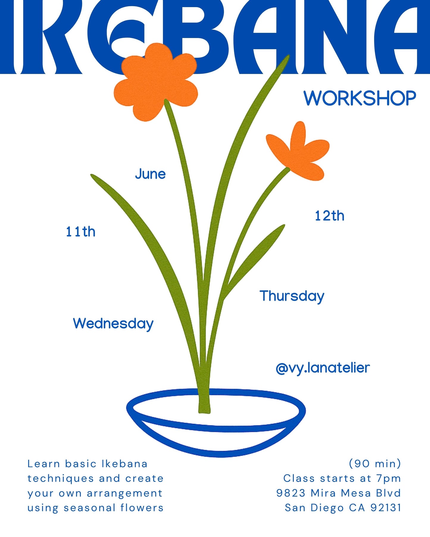 Ikebana Floral Workshop – Bloom After Dark
