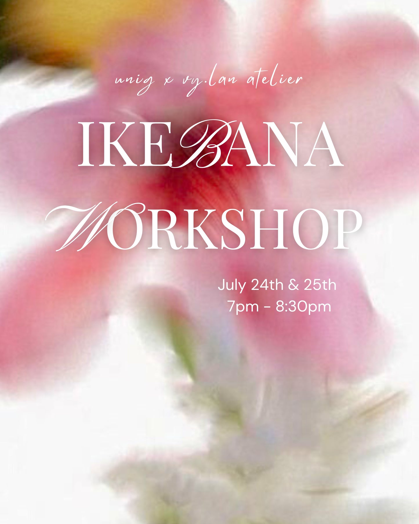 Ikebana Floral Workshop – Bloom After Dark