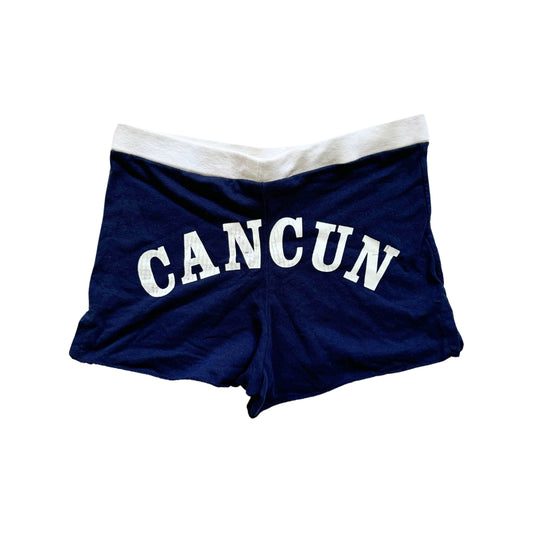 Vintage 2000s Y2k Cancun Navy Shorts