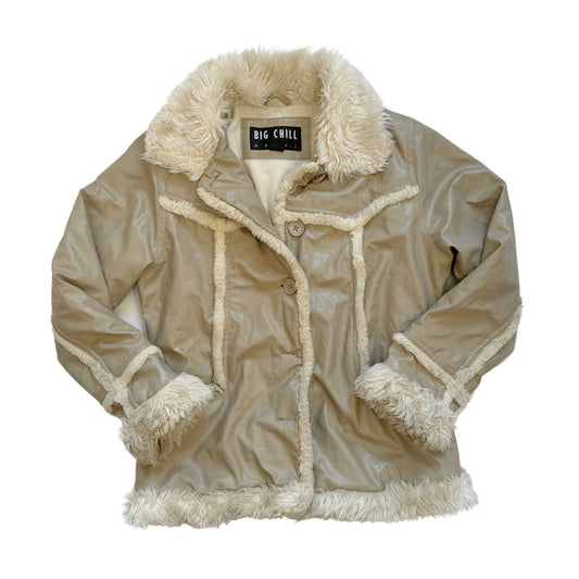 Vintage 2000s Y2k Big Chill Fur Lined Jacket