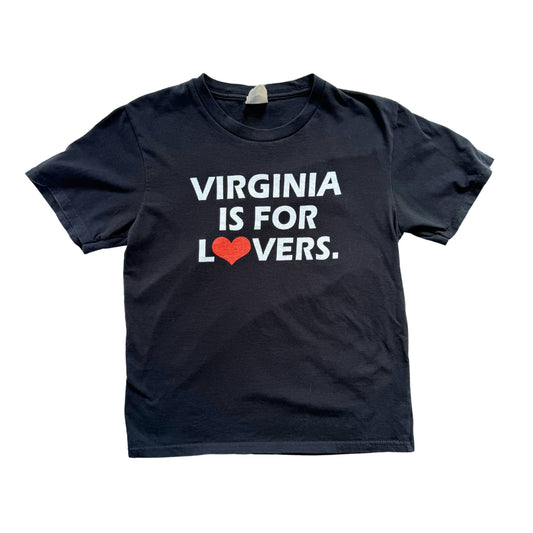 Vintage 2000s Y2k Virginia Is For Lovers Black Graphic Tee