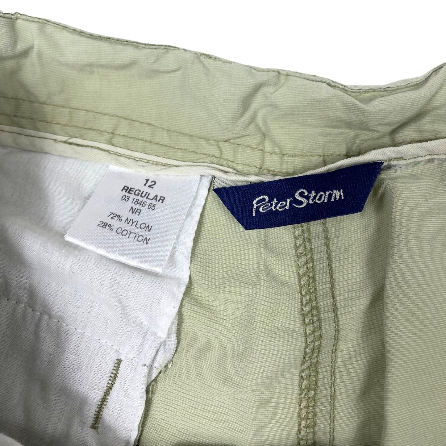 Vintage 2000s Y2k Peter Storm Green Straight Fit Pant