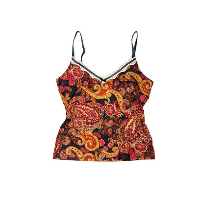 Orange Paisley Cami