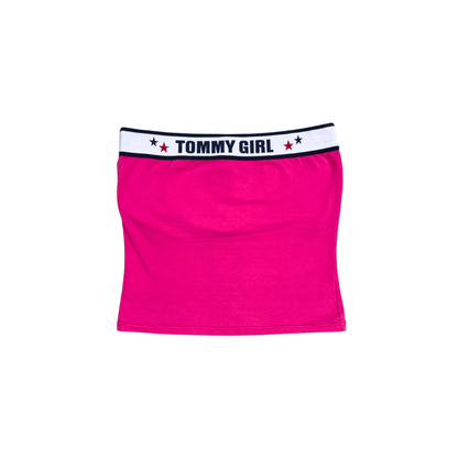 Tommy Girl Pink Strapless Top
