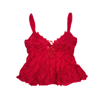Secret Treasures Red Lace Cami