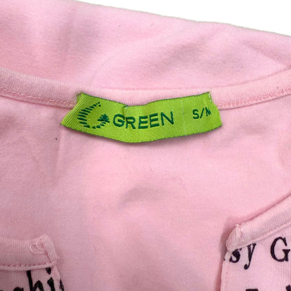 Green Pink Dienm Bautey Graphic T-Shirt