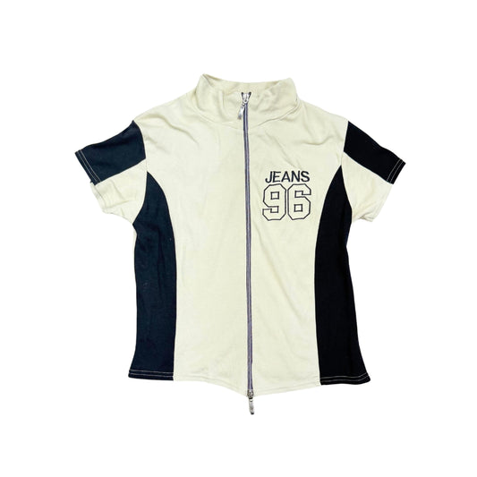 Plusport Cream 96 Zip Up Top