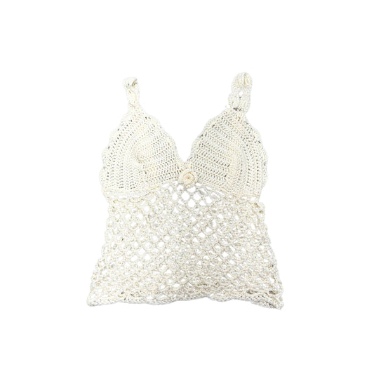 Cream Crochet Cami