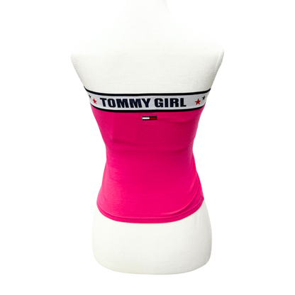 Tommy Girl Pink Strapless Top