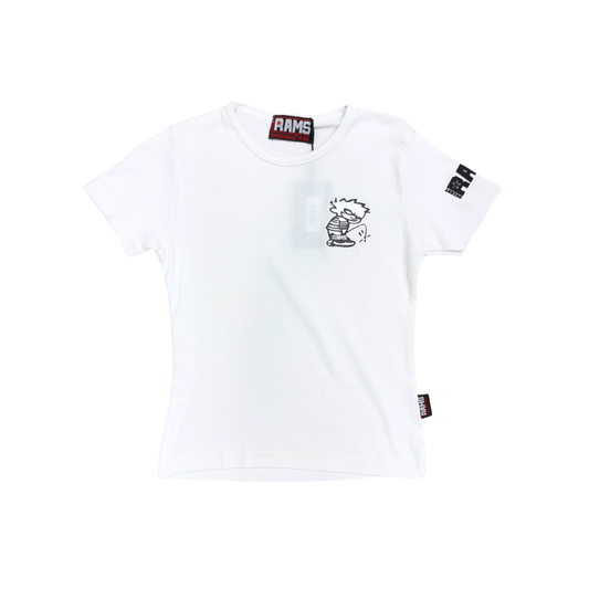 Rams White Graphic T-Shirt