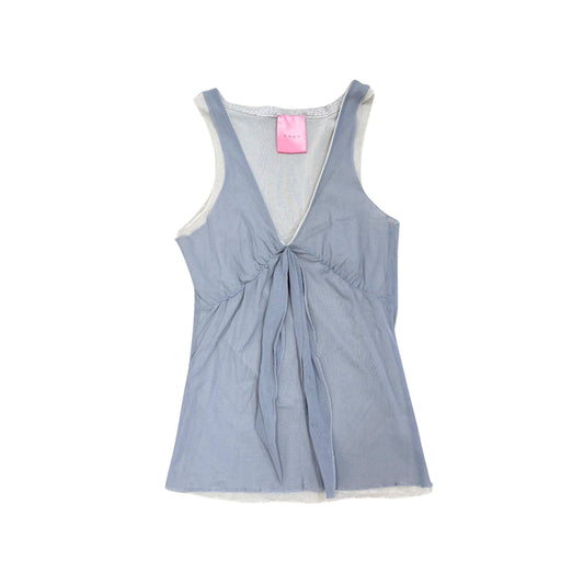 Kaos Gray Mesh Tank Top