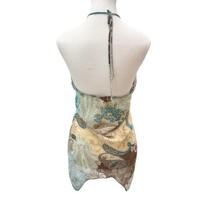 JNT Paisley Halter Top