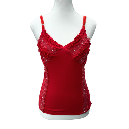 Shake Red Lace Cami