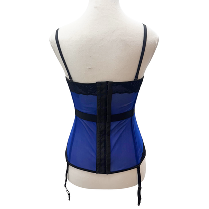 Blue Bustier Top