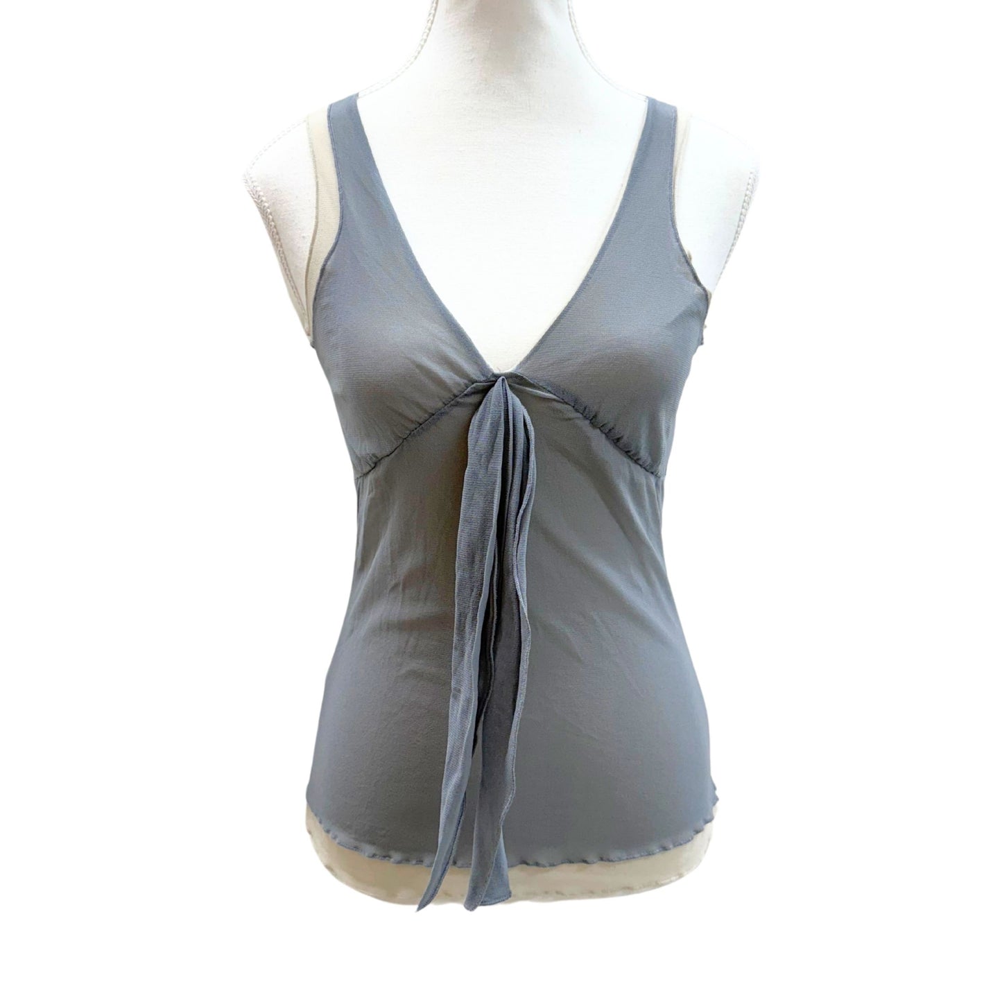 Kaos Gray Mesh Tank Top