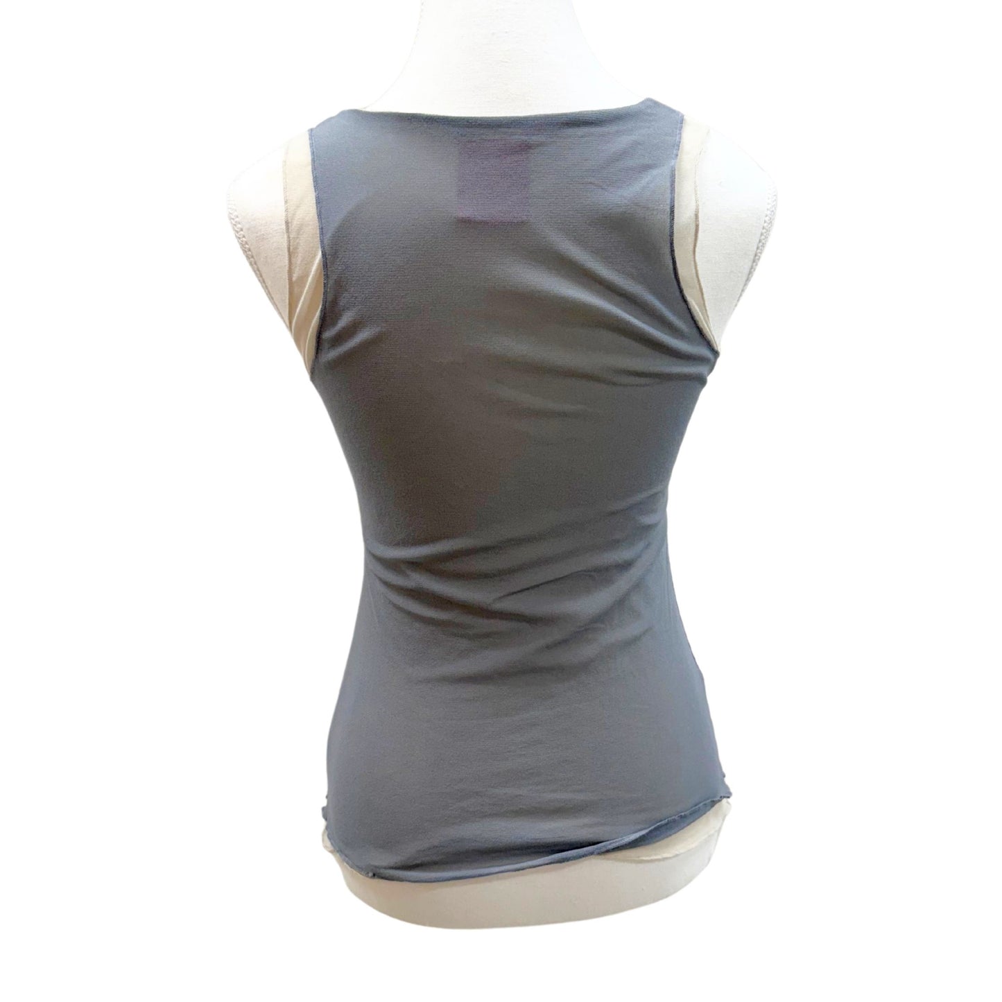 Kaos Gray Mesh Tank Top