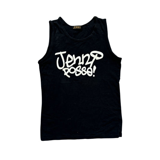 Vintage 2000s Y2k Jenni Posse! Black Tank Top