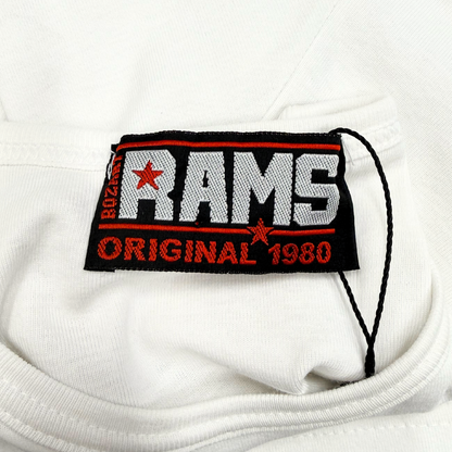 Rams White Graphic T-Shirt
