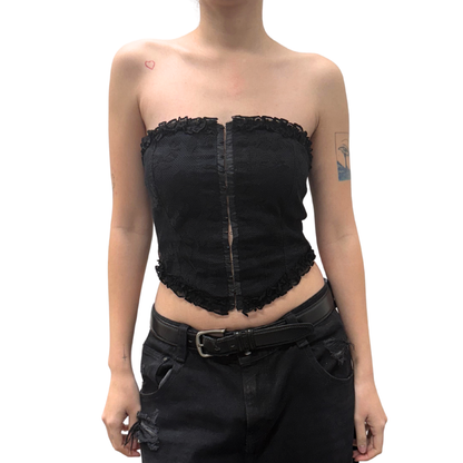 Black Lace Italian Corset