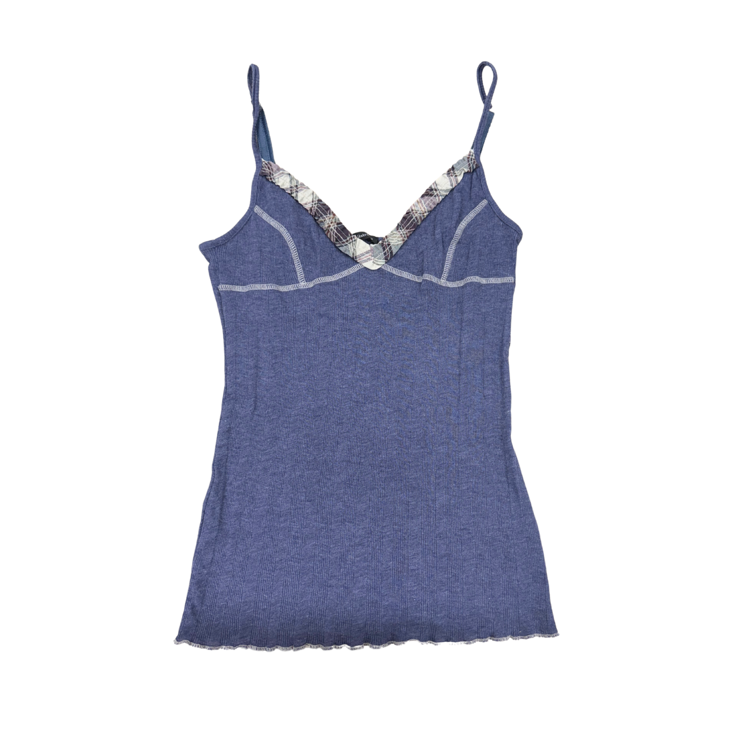 Map Purple Ribbed Cami