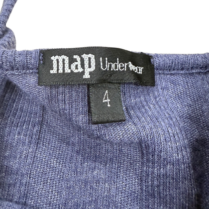 Map Purple Ribbed Cami