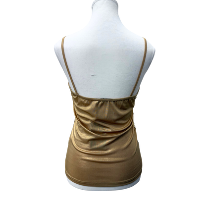 Specchio Yellow Sequin Cami