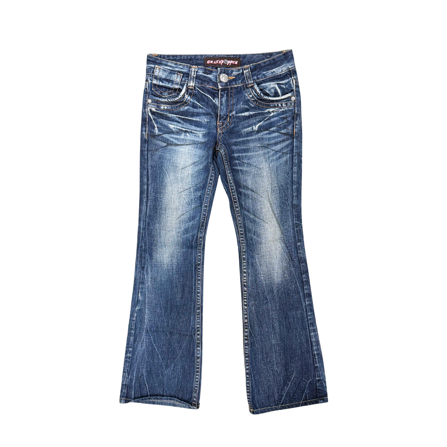 Grasshopper Skulls Flare Jeans