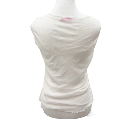 Pretty Angel White Sequin Mesh Top