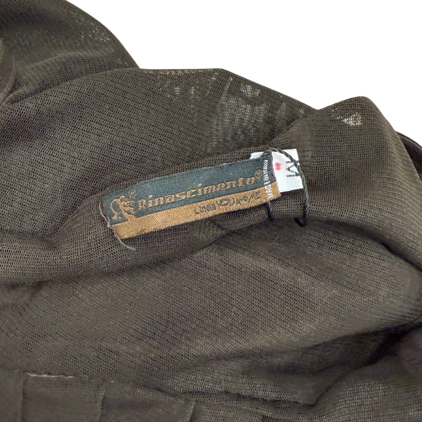 Rinascimento Brown Mesh Cami