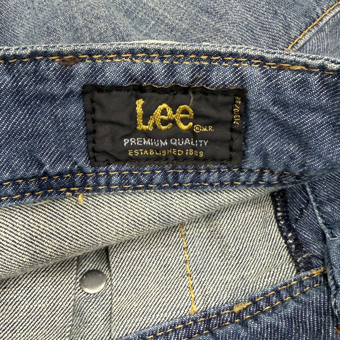 Lee Denim Pleated Mini Skirt