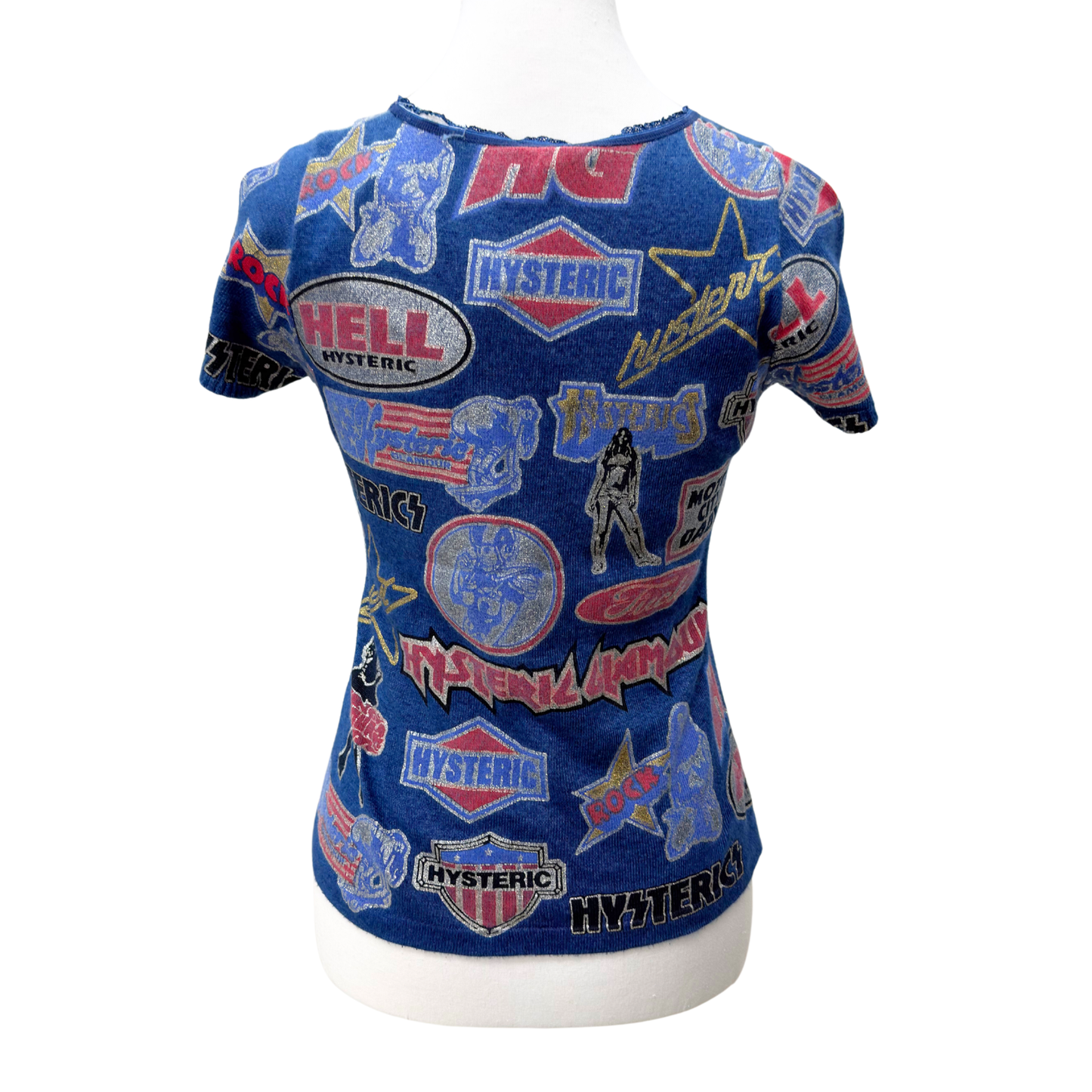 Hysteric Glamour Blue Knitted Top