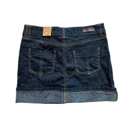 Vintage 2000s Y2k French Toast Jeans Denim Mini Skirt