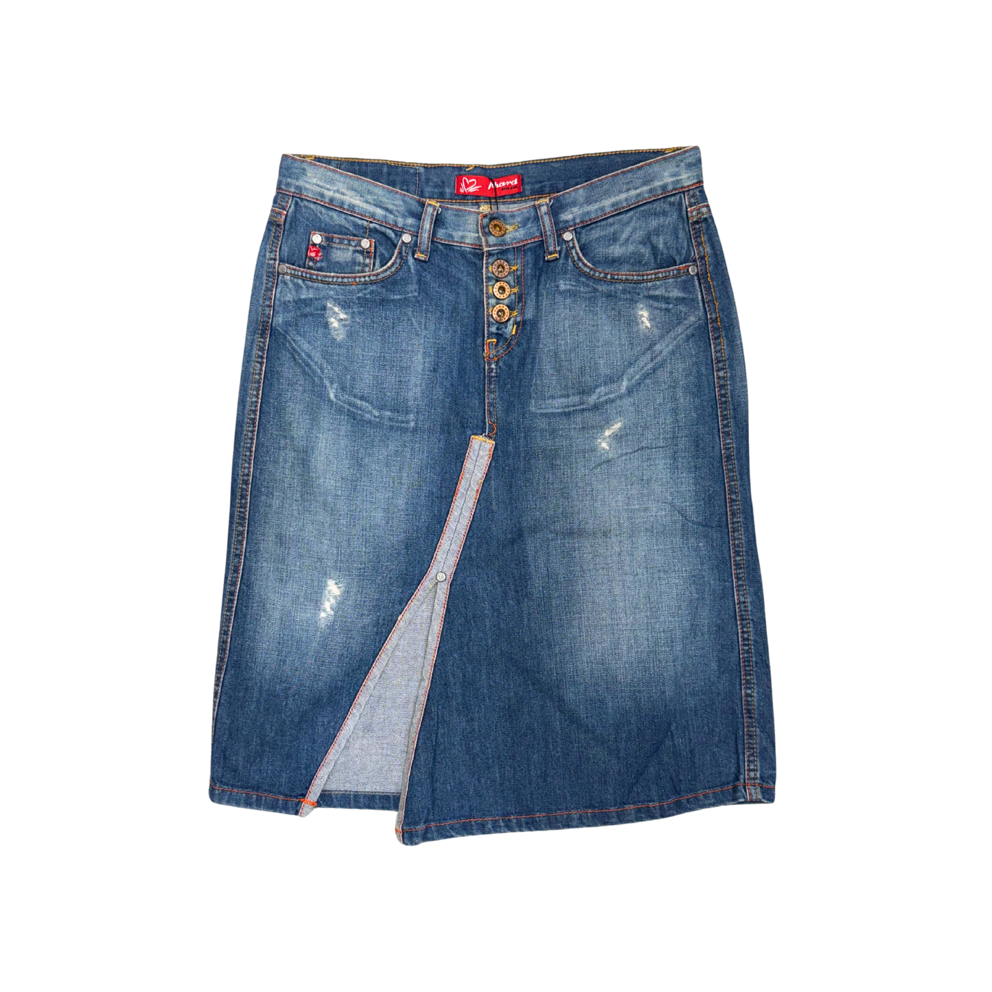 Phard Denim Midi Skirt