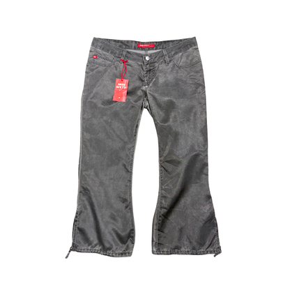 Miss Sixty Gray Satin Capri