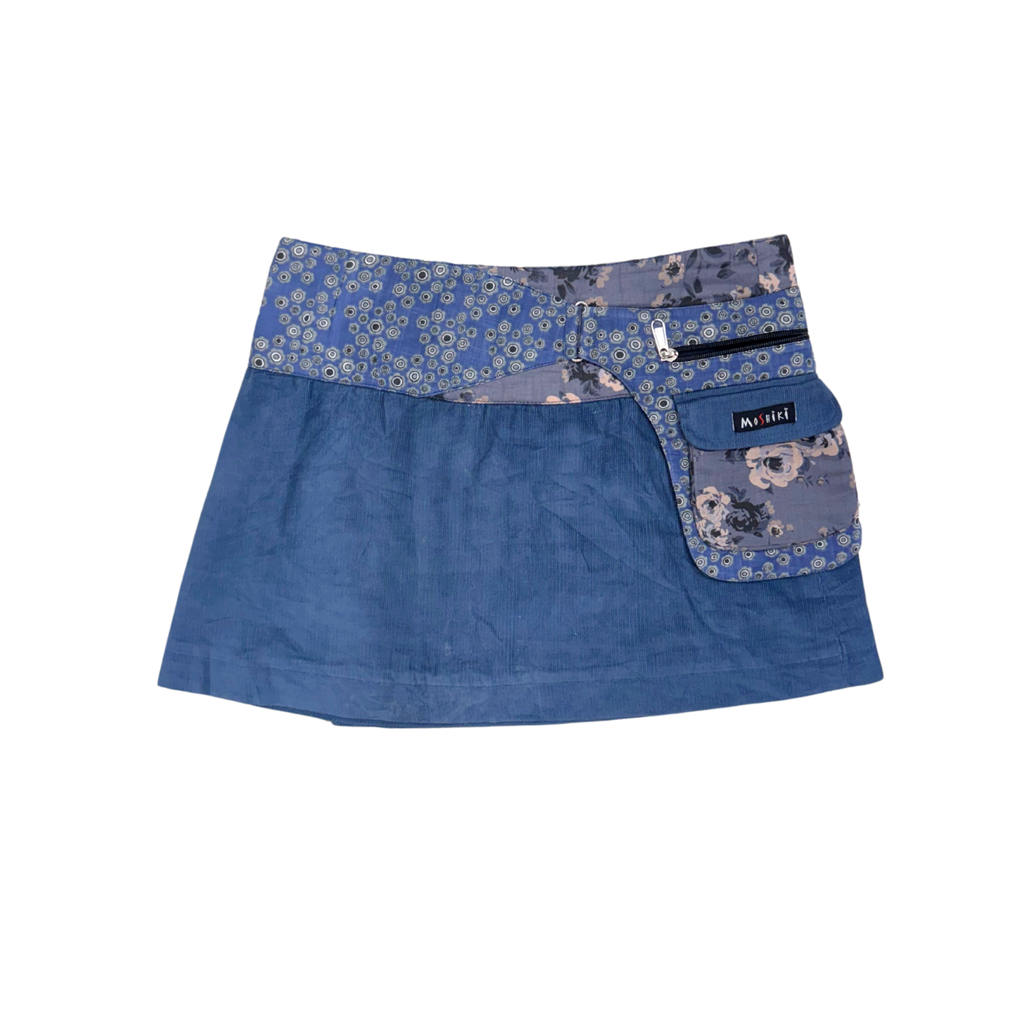 Moshiki Navy Mini Skirt