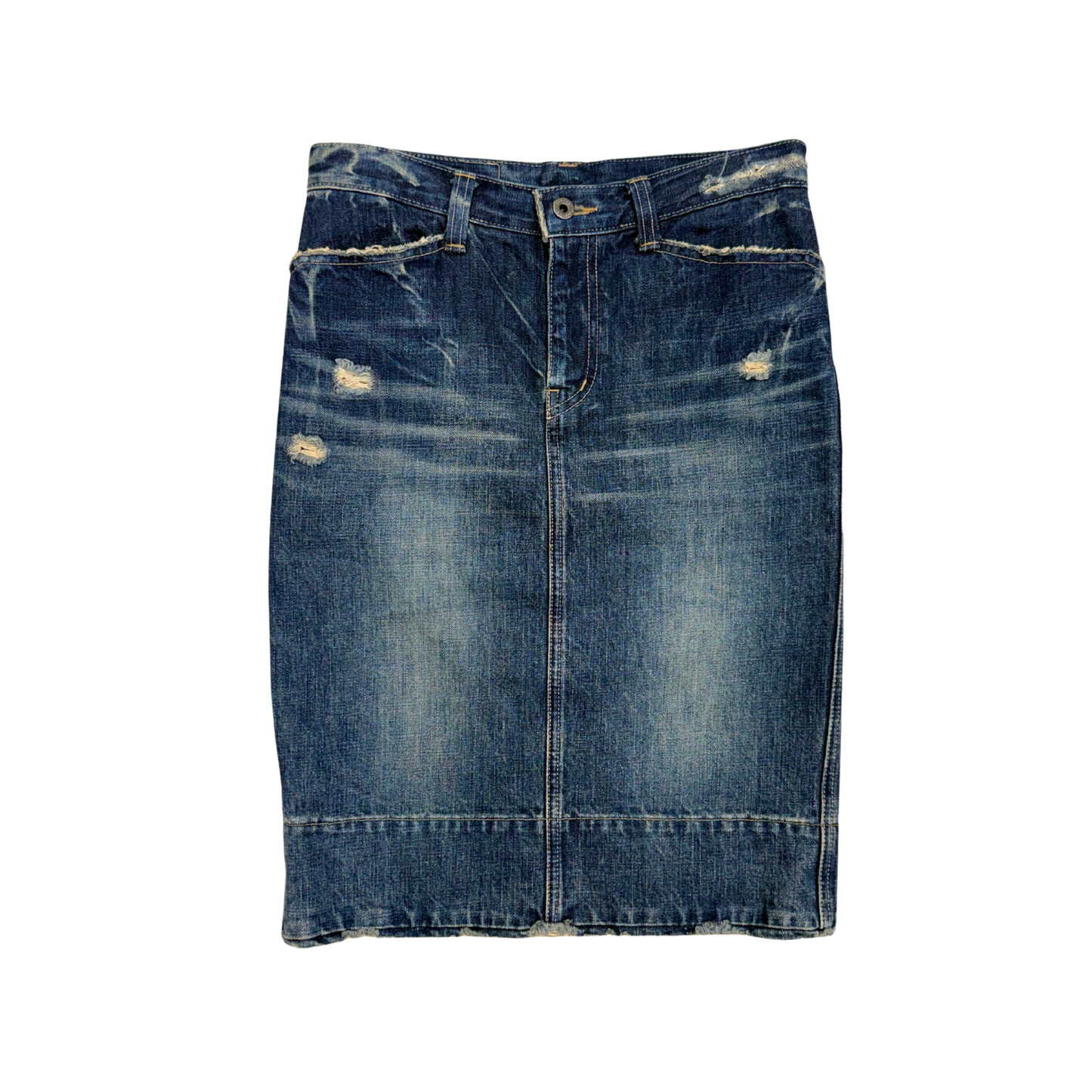Hysterics Denim Midi Skirt