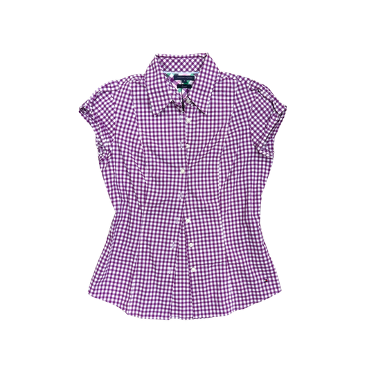 Tommy Hilfiger Purple Plaid Shirt