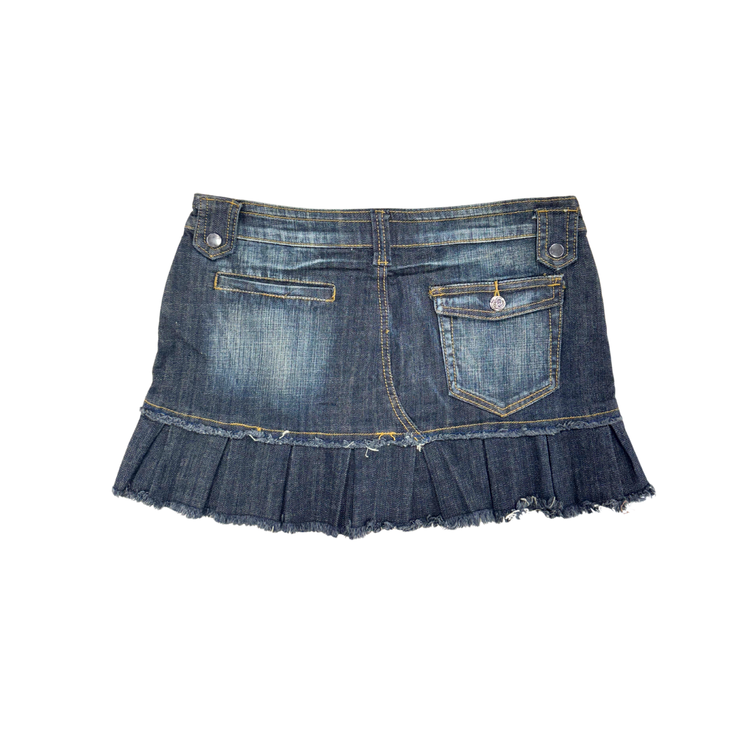 Rossa Miss Dark Washed Denim Mini Skirt