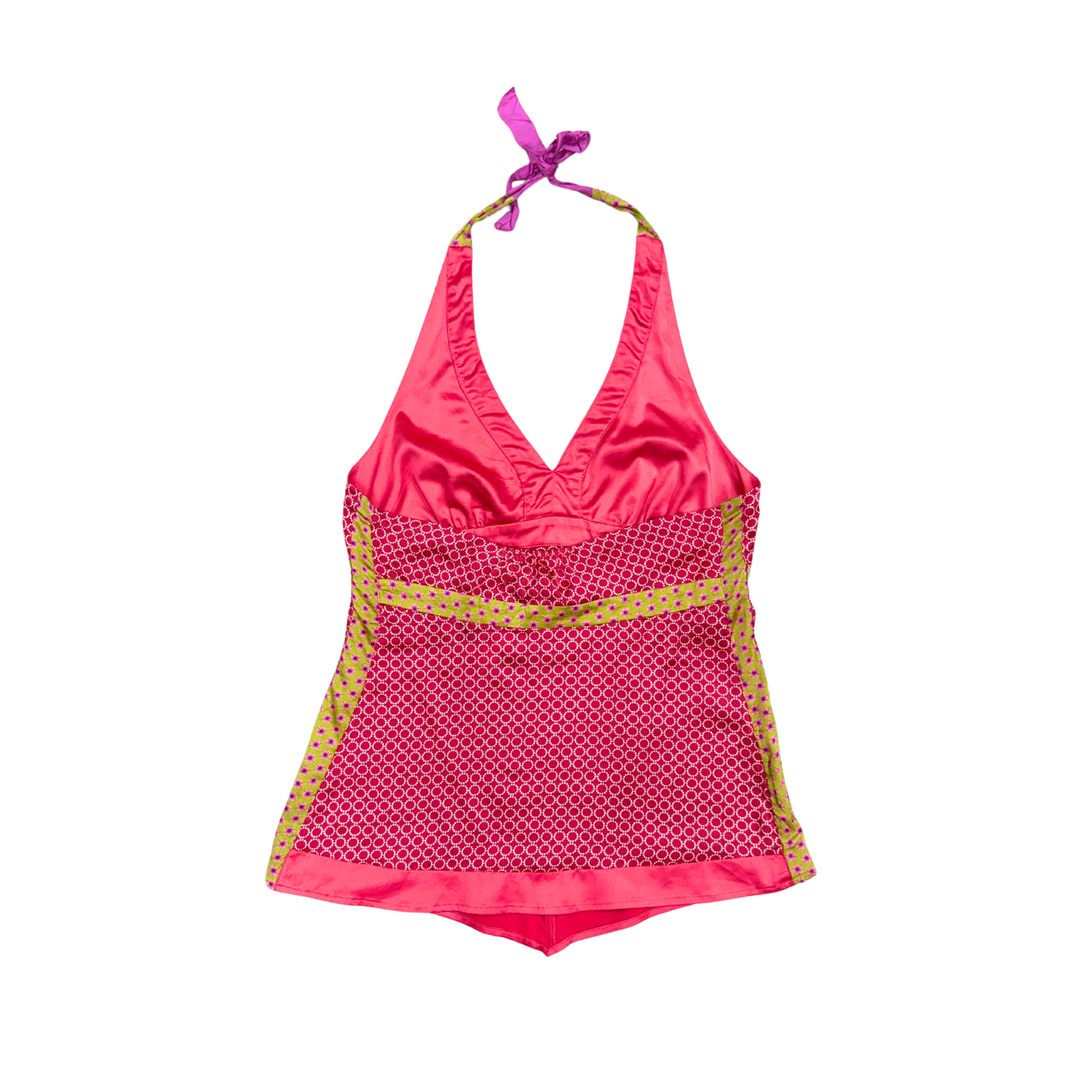 Pepe Jeans Pink Satin Halter Top