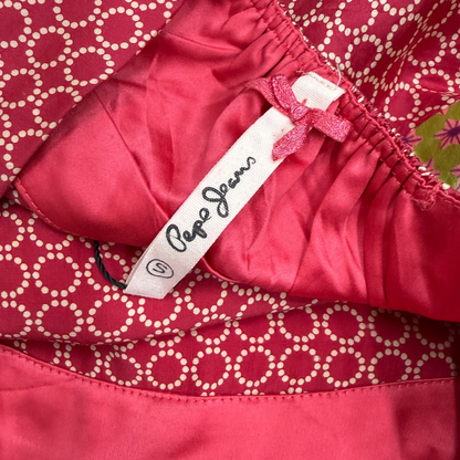 Pepe Jeans Pink Satin Halter Top