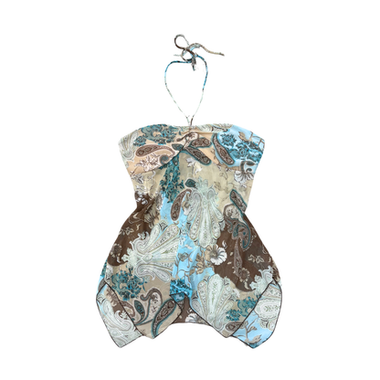 JNT Paisley Halter Top